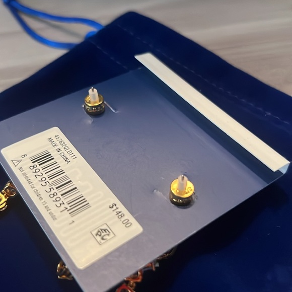 Kurt Geiger eagle crawler Gem Chandelier Earrings - Picture 3 of 3